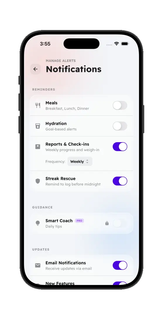 Notifications Panel
